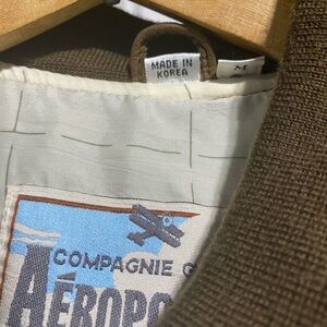 Brown Aeropostale Bomber Jacket